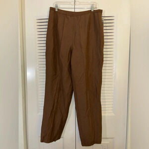 Brown Women's Straight-Leg Pants